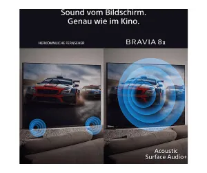 Sony BRAVIA 8 II 65, 4K Ultra HD, HDR, Smart TV Dieses Produkt der Marke Sony wird von uns als unabhängigem Händler vertrieben. Wir sind kein 4