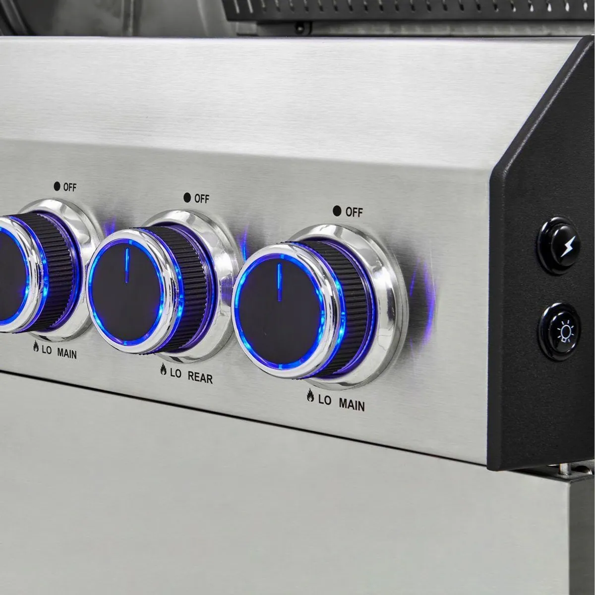 TAINO PLATINUM 4+2 Gasgrill, Edelstahl, 20,7 kW Leistung, Keramik-Brenner 4
