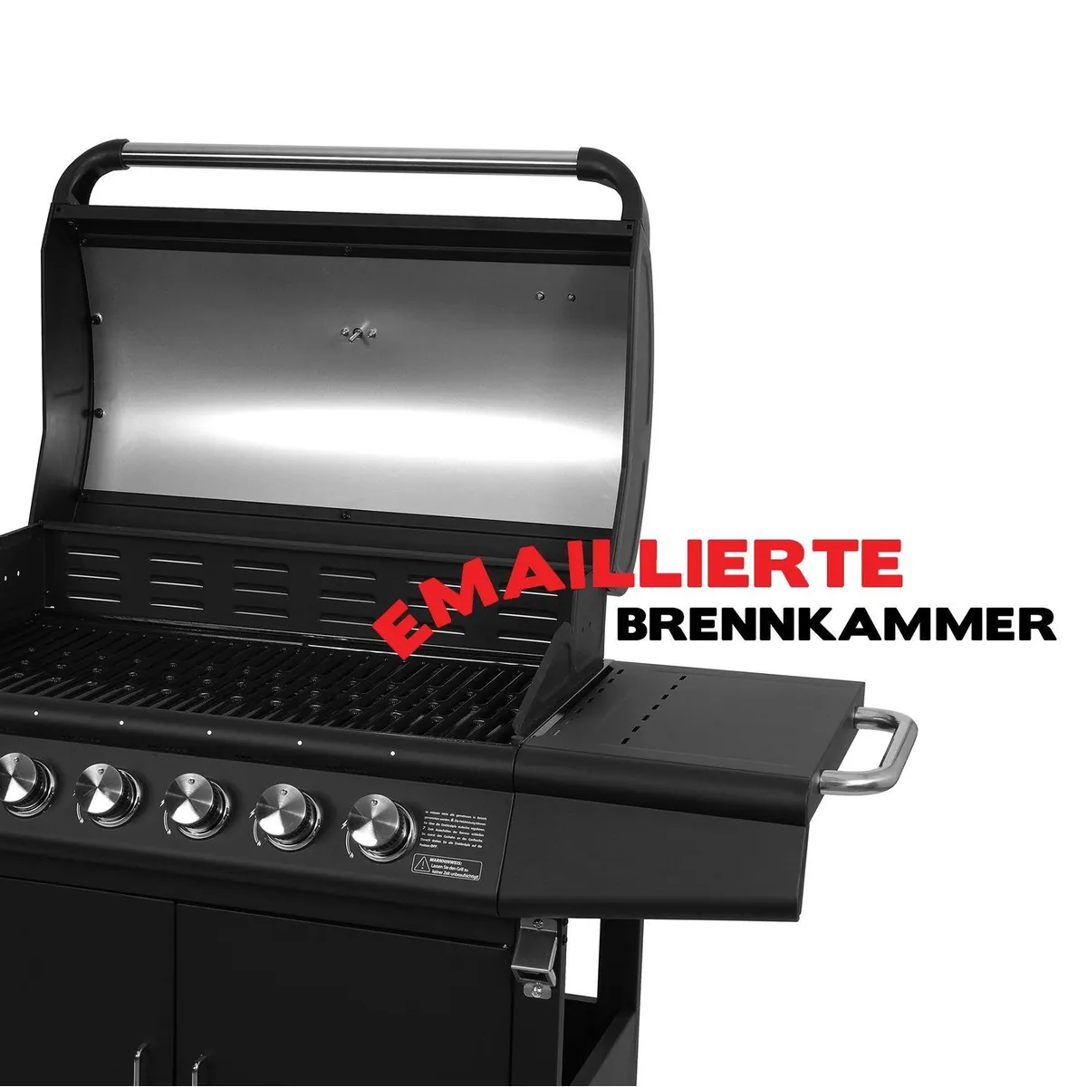 TAINO RED 6+1 Gasgrill Set, 6 Edelstahlbrenner, inkl. Drehspieß 4