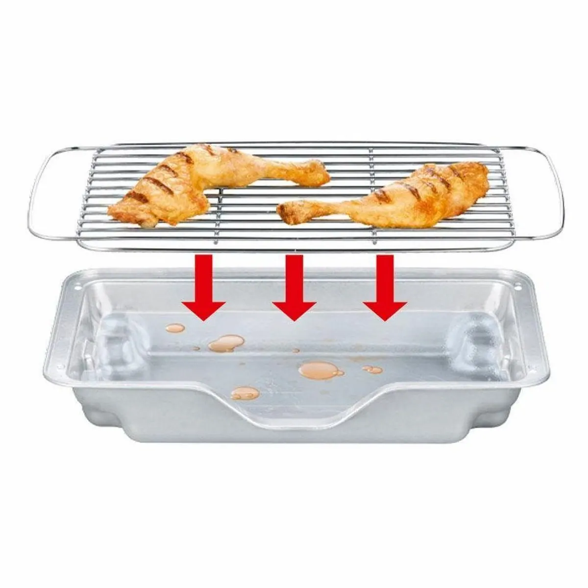 Tefal Easygrill Adjust Tischgrill, 2300 W, 870 cm² Grillfläche, regelbares Thermostat 4