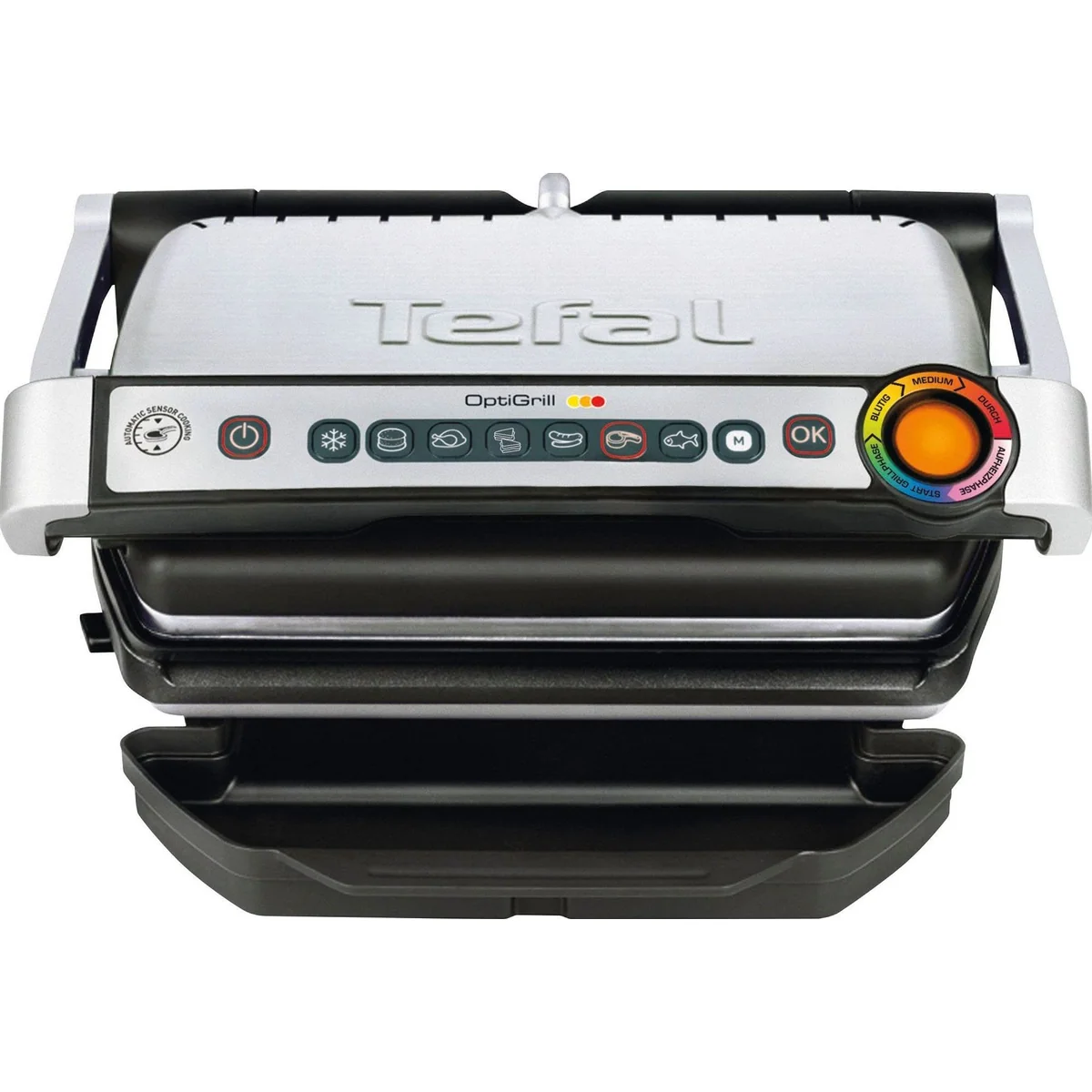 Tefal Optigrill GC705D Kontaktgrill, 2000 W, 6 Programme — automatische Anpassung, Lichtindikator, große Grillfläche 3