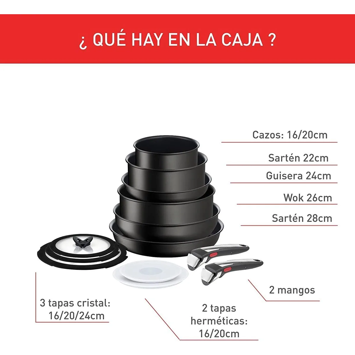 Tefal Ingenio Unlimited Topf-Set 13-teilig, vielseitig & robust 2