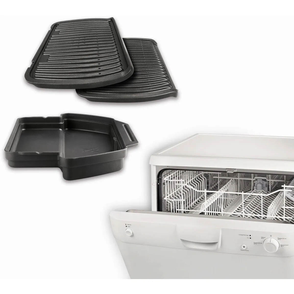 Tefal OptiGrill+ GC712D Kontaktgrill, 2000 W, 6 Programme, automatische Temperaturanpassung 5