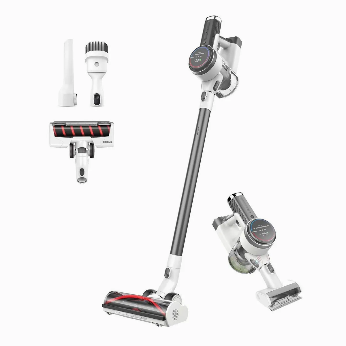 Tineco Pure One S12 Tango Bodenstaubsauger, intelligente Sensortechnologie, HEPA Filter
