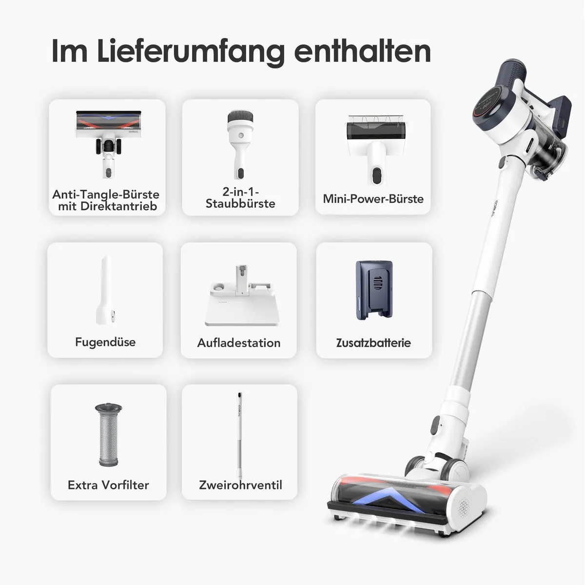 Tineco Pure One S15 Flex EX Akku-Stielstaubsauger, iLoop Sensor, freistehende Ladestation 4