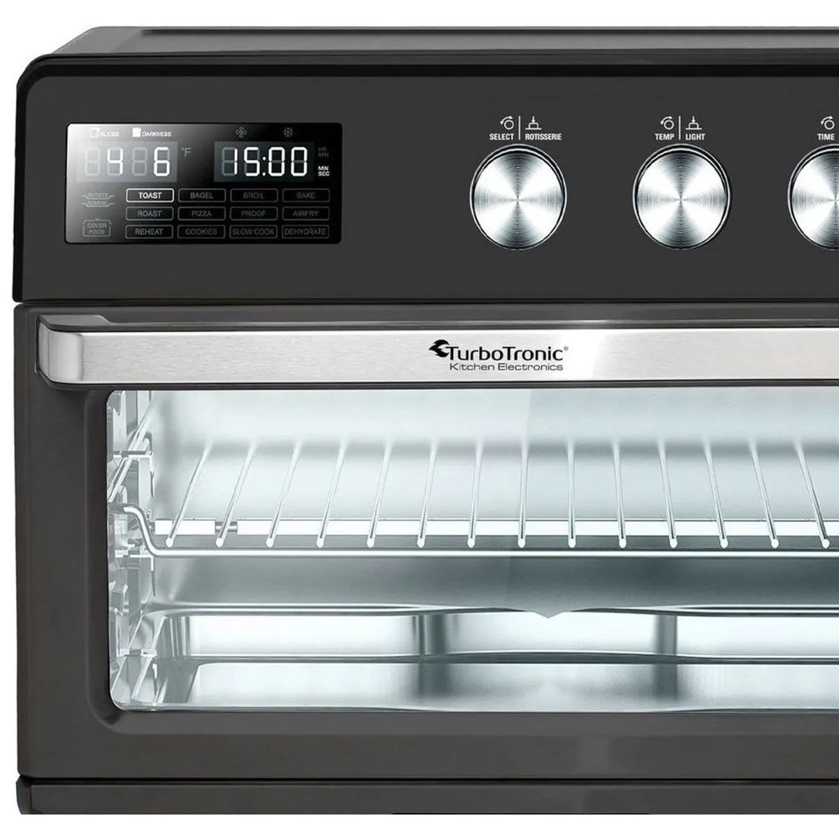 TurboTronic by Z-Line Minibackofen XL 32 L, Heißluftofen, Grill & Dörrfunktion 3