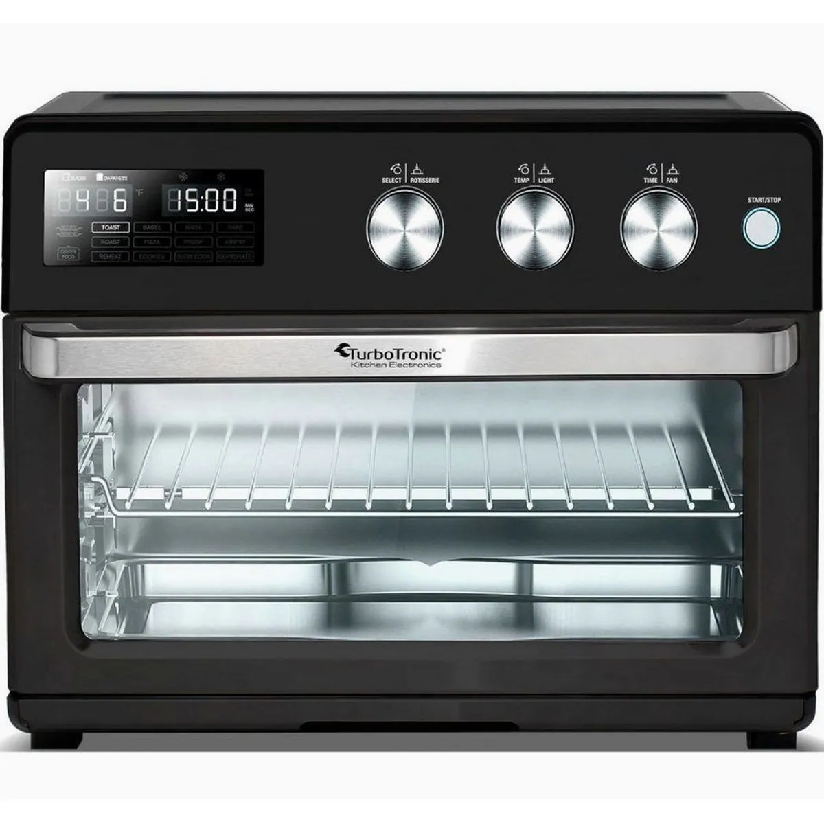 TurboTronic by Z-Line Minibackofen XL 32 L, Heißluftofen, Grill & Dörrfunktion 4