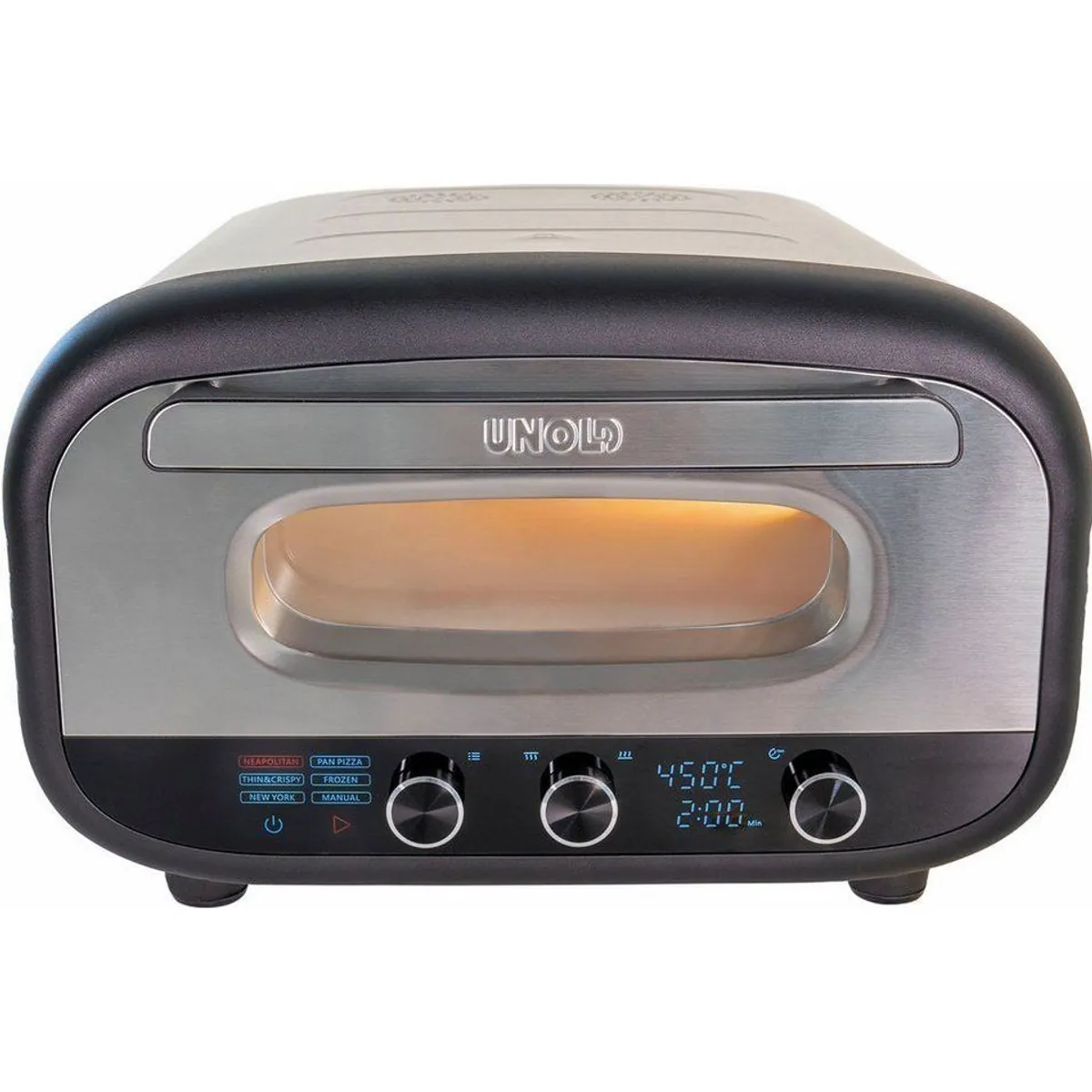 Unold Pizzaofen Alfredo 68806, vielseitig, leistungsstark, ideal für Zuhause