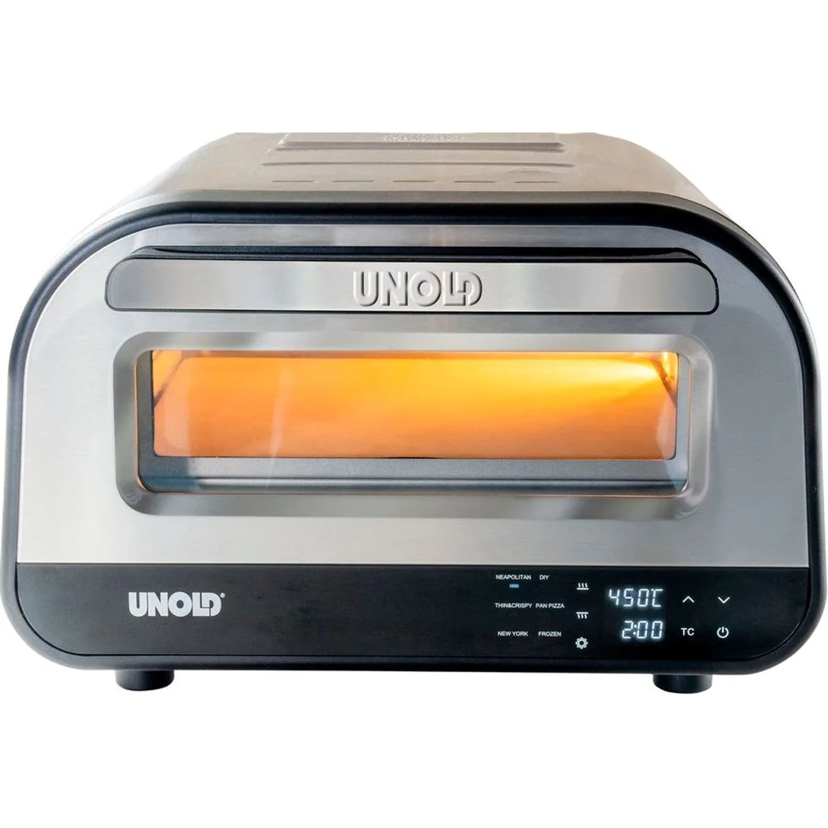 Unold Pizzaofen LUIGI 68816, 1700 W Leistung, Pizzastein aus Cordierit, ideal für Zuhause und Gastronomie 2