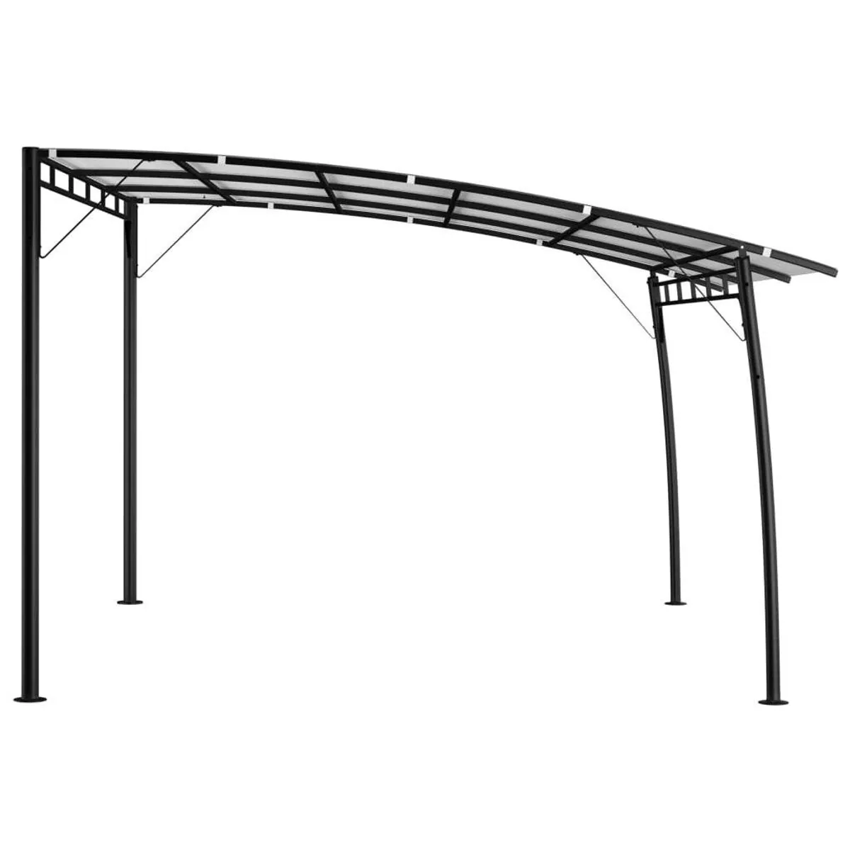 vidaXL Partyzelt Garten-Sonnenschutz, stabiler Stahlrahmen, leicht aufzubauen 3