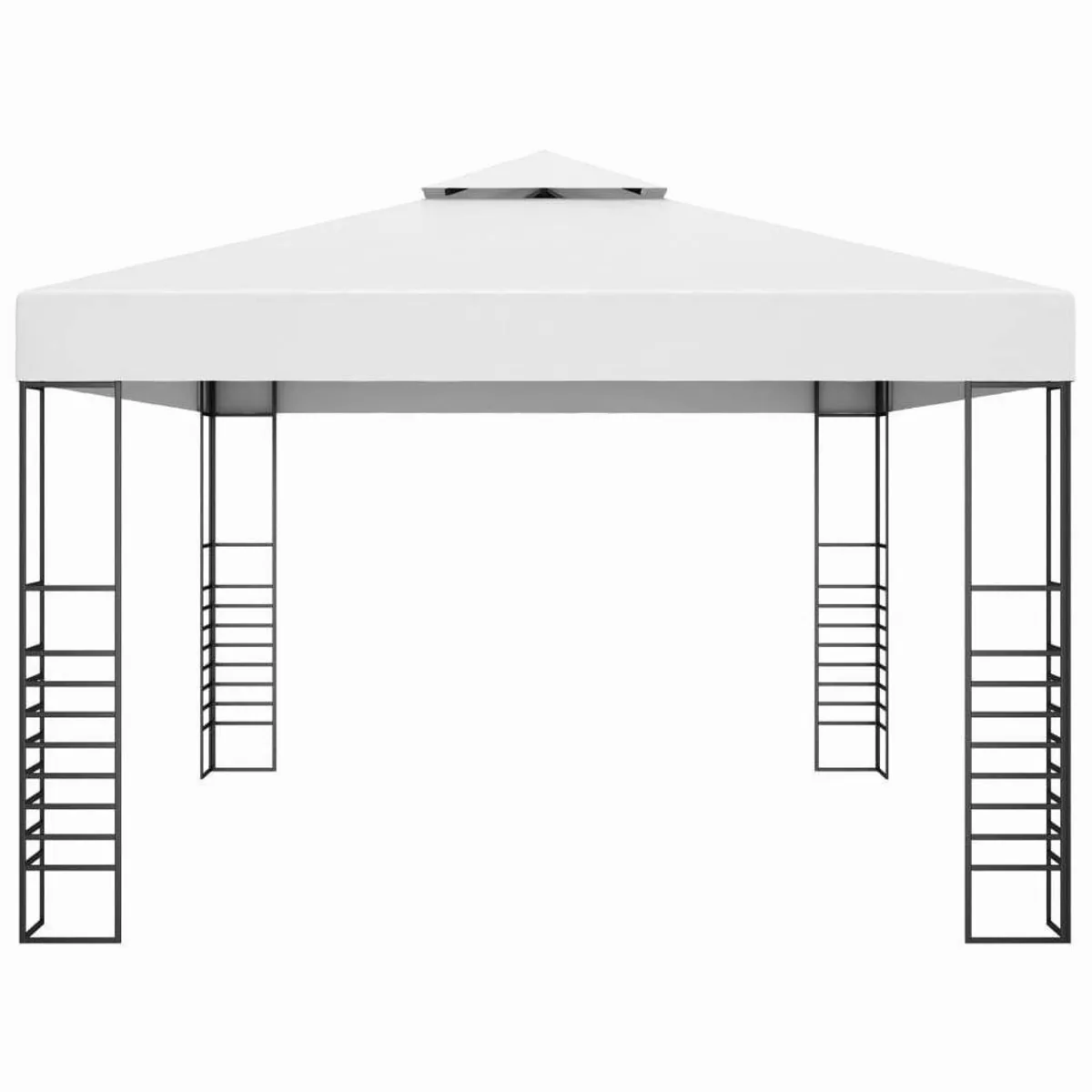 vidaXL Partyzelt Pavillon mit LED-Lichterkette, stabil und wasserfest — 4x3 m, ideal für Feiern 5