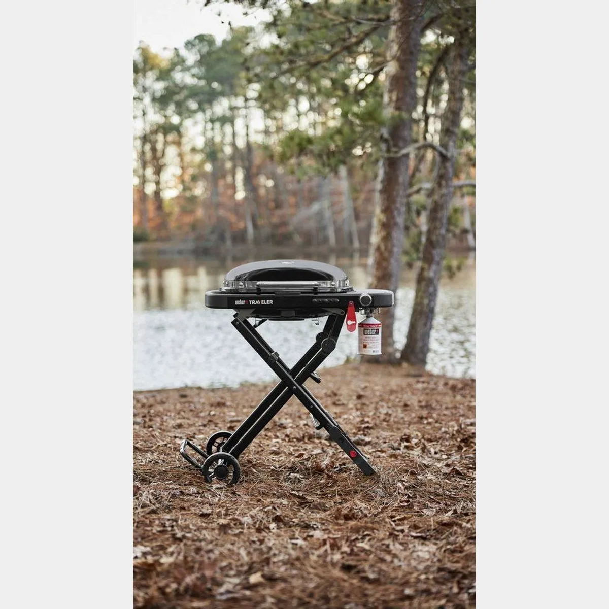 Weber Traveler Compact Gasgrill, kompakt, leicht transportierbar, ideal für unterwegs Dieses Produkt der Marke Weber wird von uns als unabhängigem 2