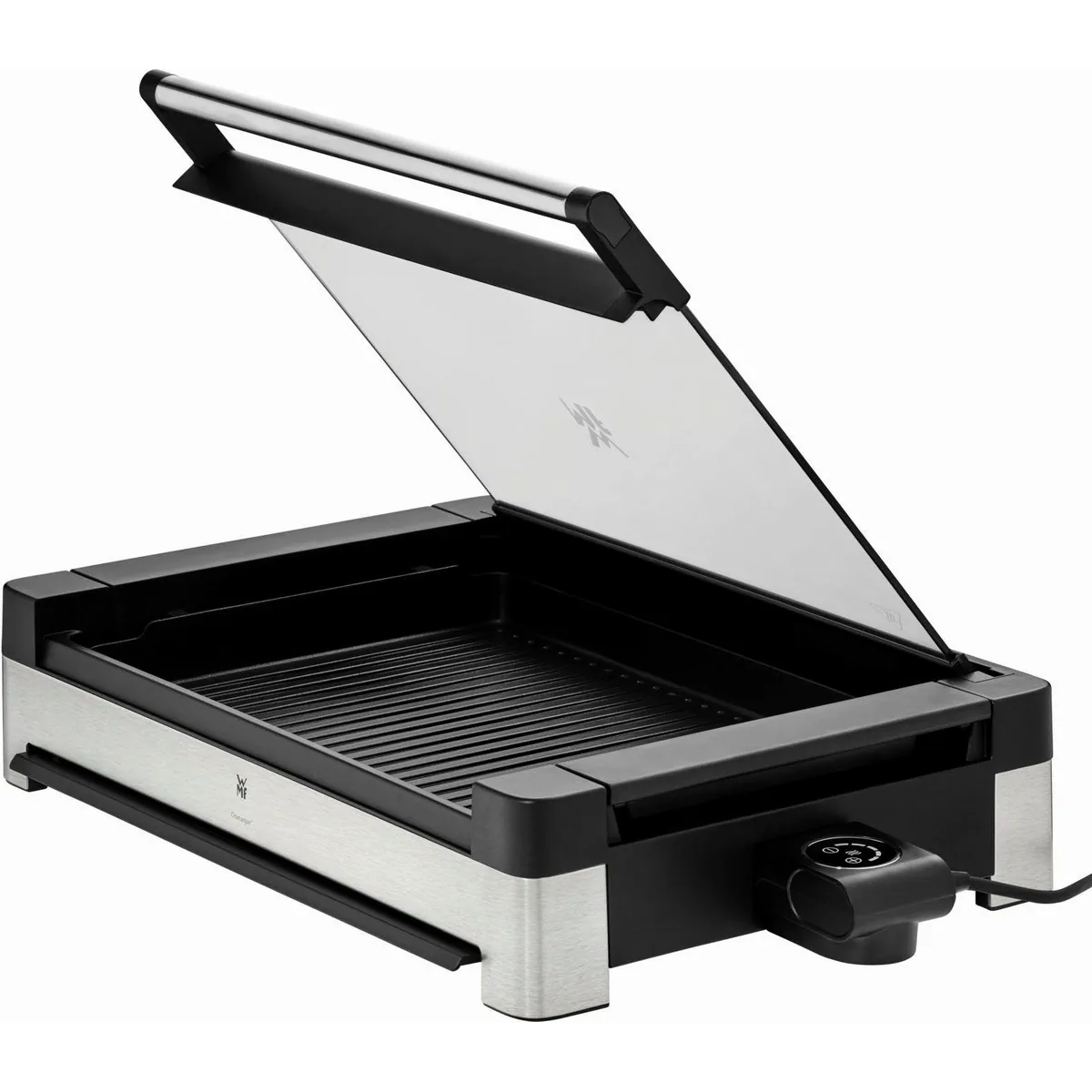 WMF Lono Tischgrill, 2200 W, mit abnehmbaren Glasdeckel 2