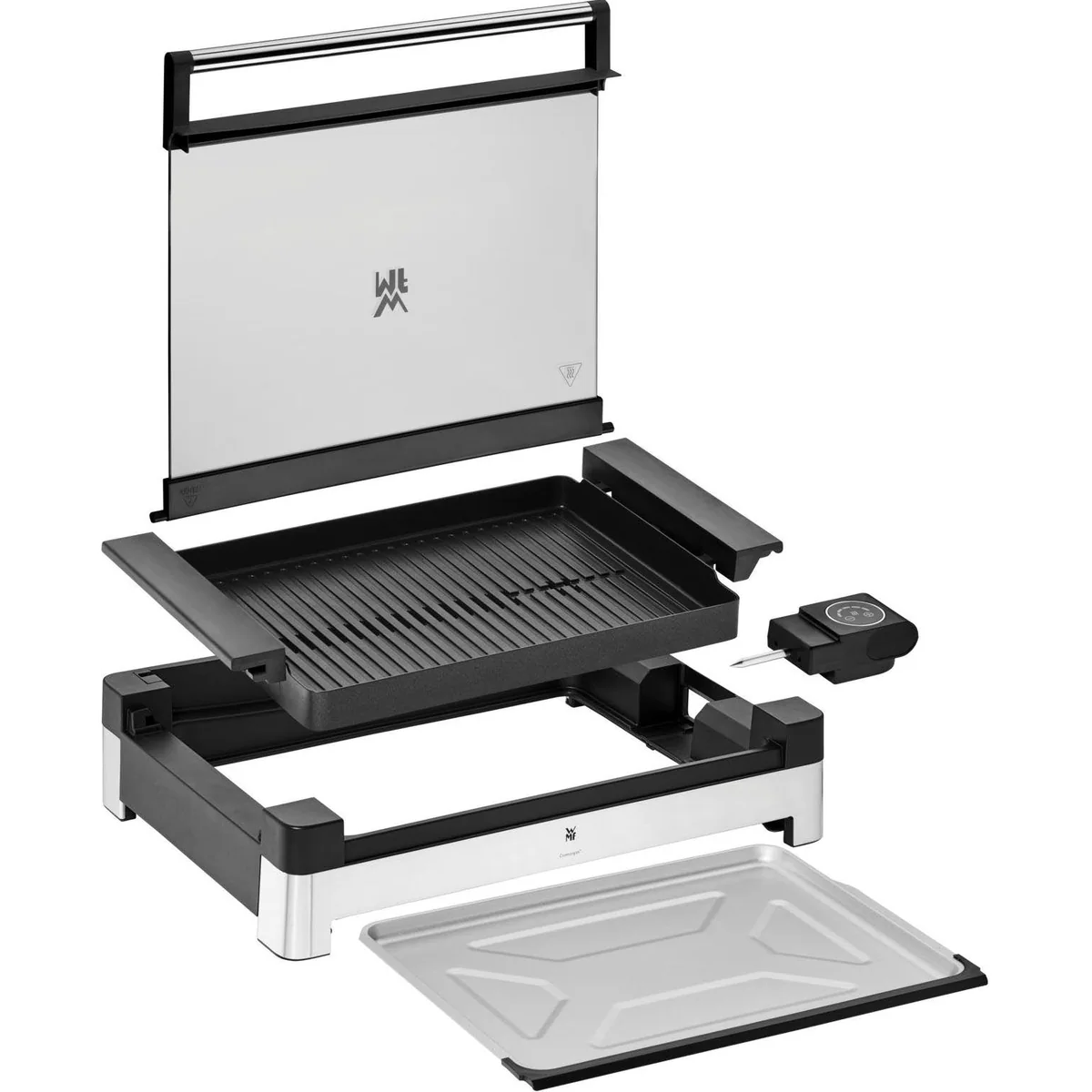 WMF Lono Tischgrill, 2200 W, mit abnehmbaren Glasdeckel 4