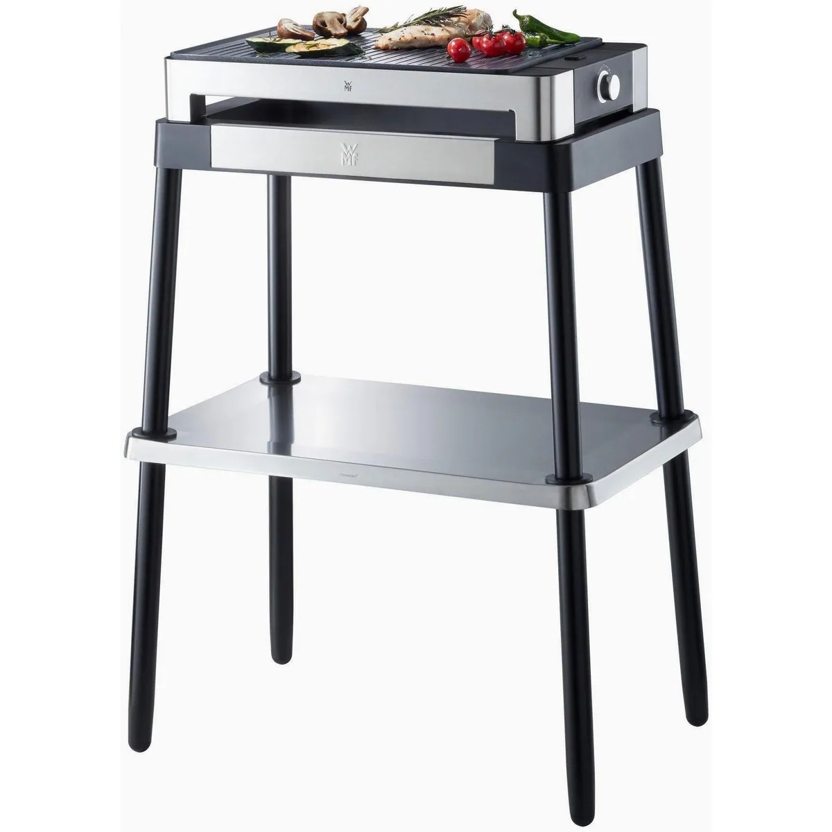 WMF LONO Master-Grill Elektro-Standgrill, 2400 W, abnehmbarer Windschutz 3