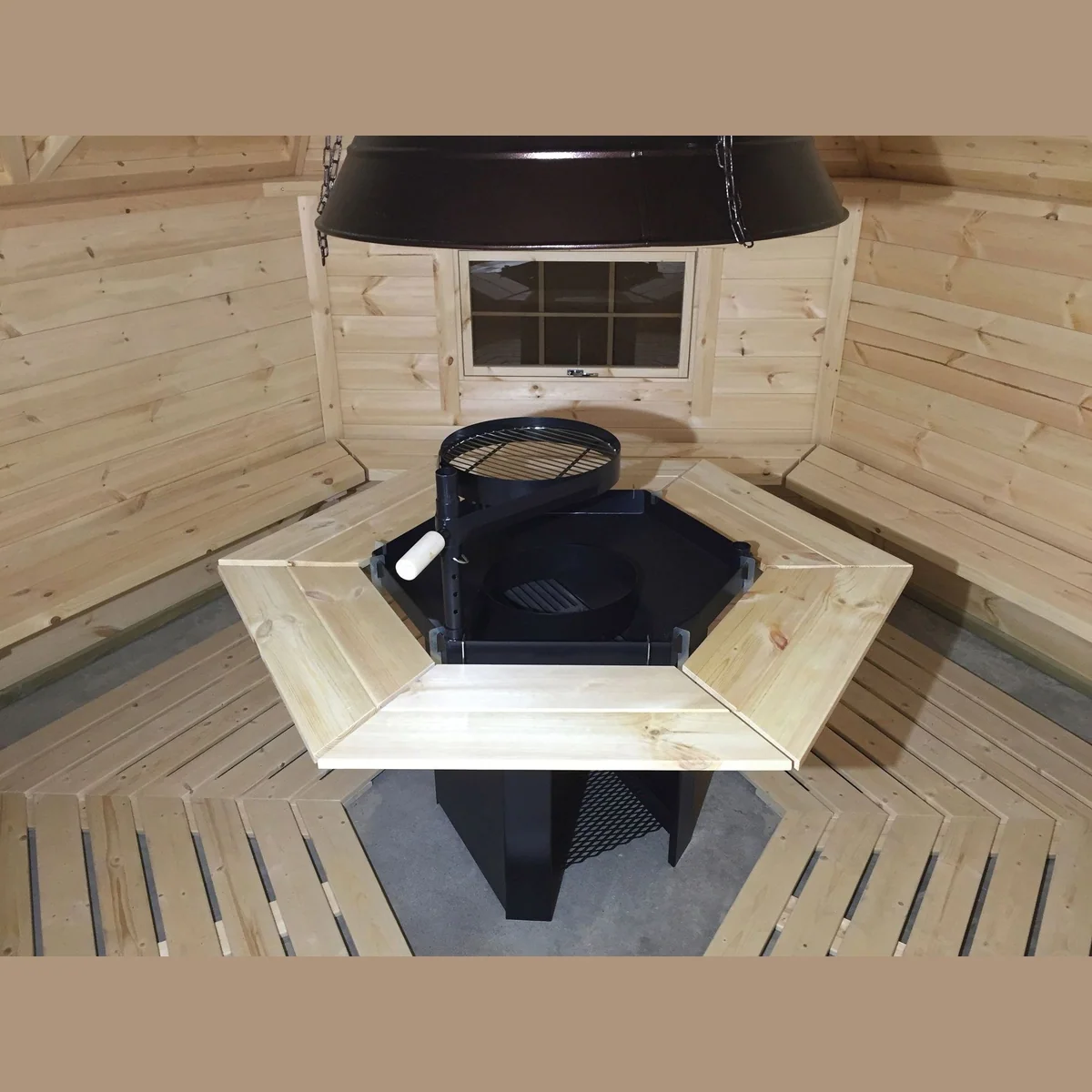 Wolff Grillkota Basic 9, BxT: 376x326 cm, inkl. Grillanlage und Aufbau 3