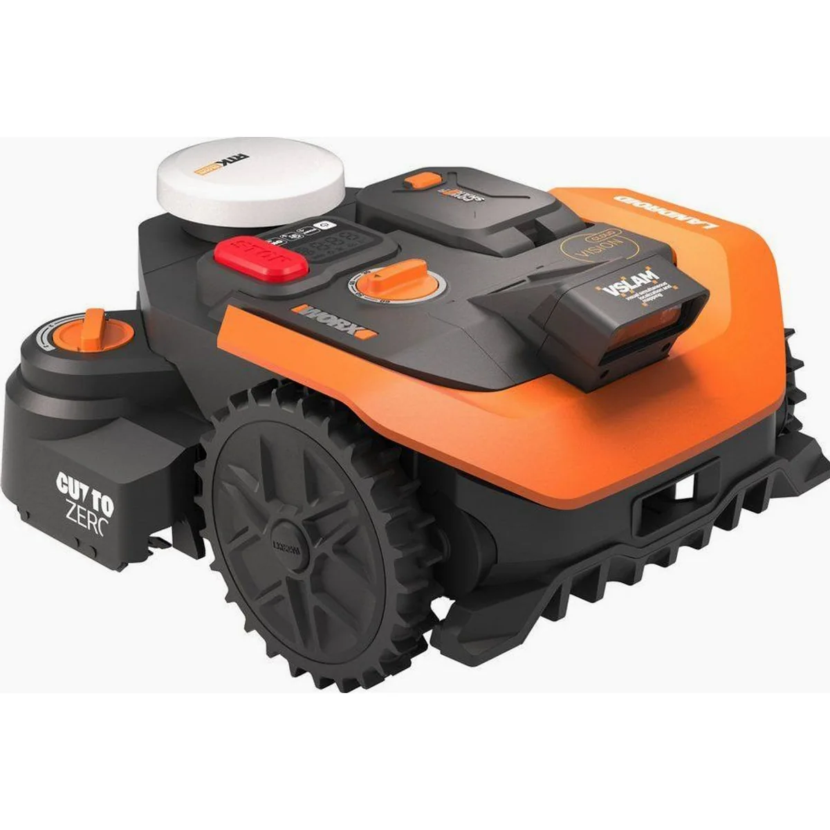 Worx Landroid Vision Cloud WR308E 2WD, KI-Hinderniserkennung, Auto-Mapping, App-Steuerung