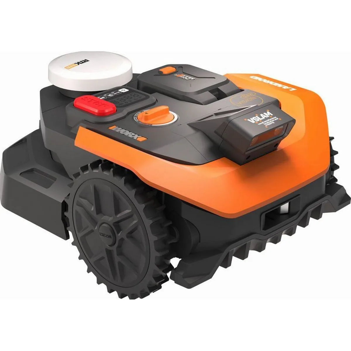 Worx Landroid Vision Cloud WR365E, Mähroboter ohne Begrenzungskabel, App-Steuerung, KI-Hinderniserkennung