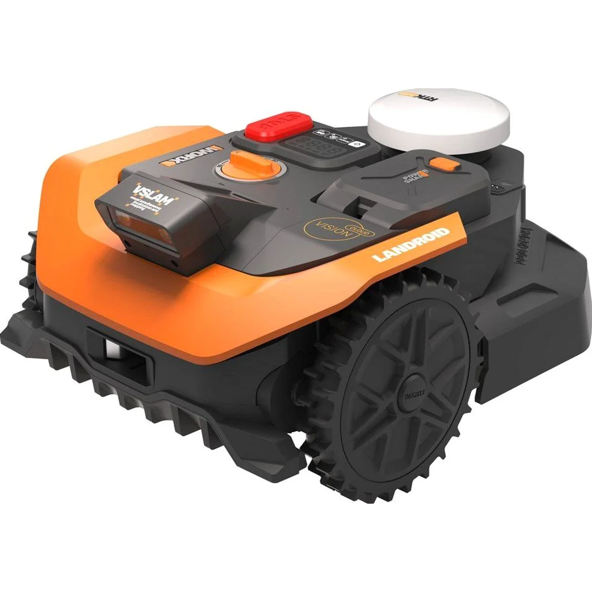 Worx Landroid Vision Cloud WR365E, Mähroboter ohne Begrenzungskabel, App-Steuerung, KI-Hinderniserkennung 3