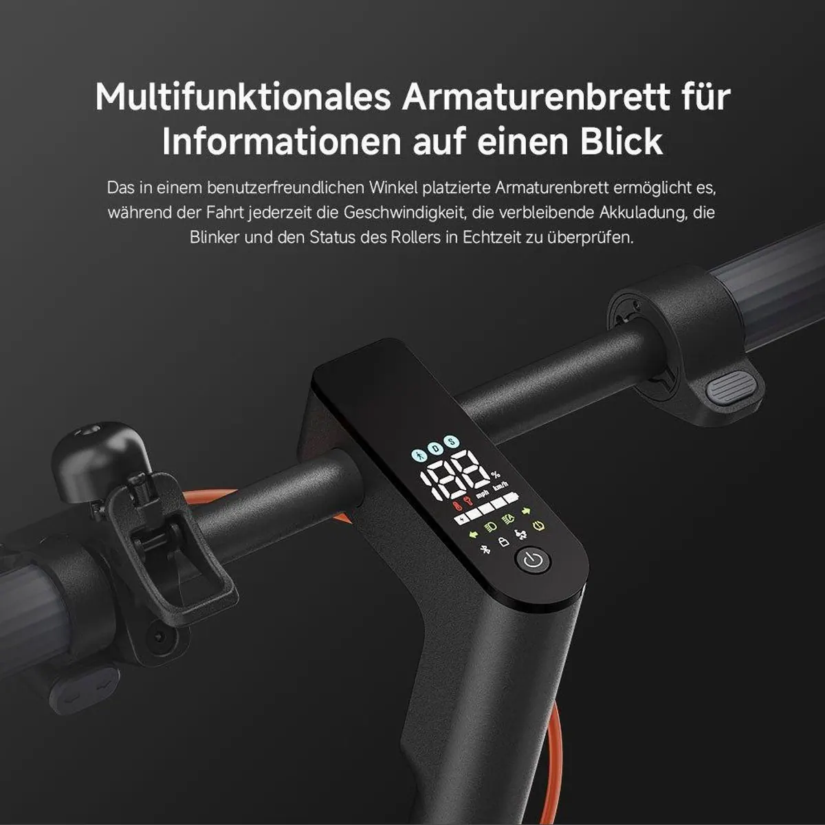 Xiaomi Electric Scooter 5, 350 W Leistung, bis zu 60 km Reichweite, Doppelfeder-Stoßdämpfung 3
